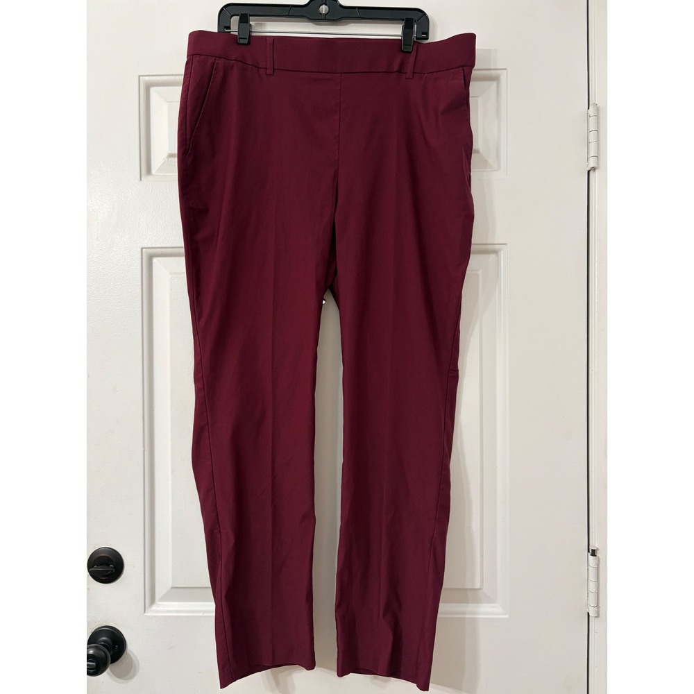 Rafaella | Stretch Slim Leg Pull On Pant | 18 || Windsor Wine|